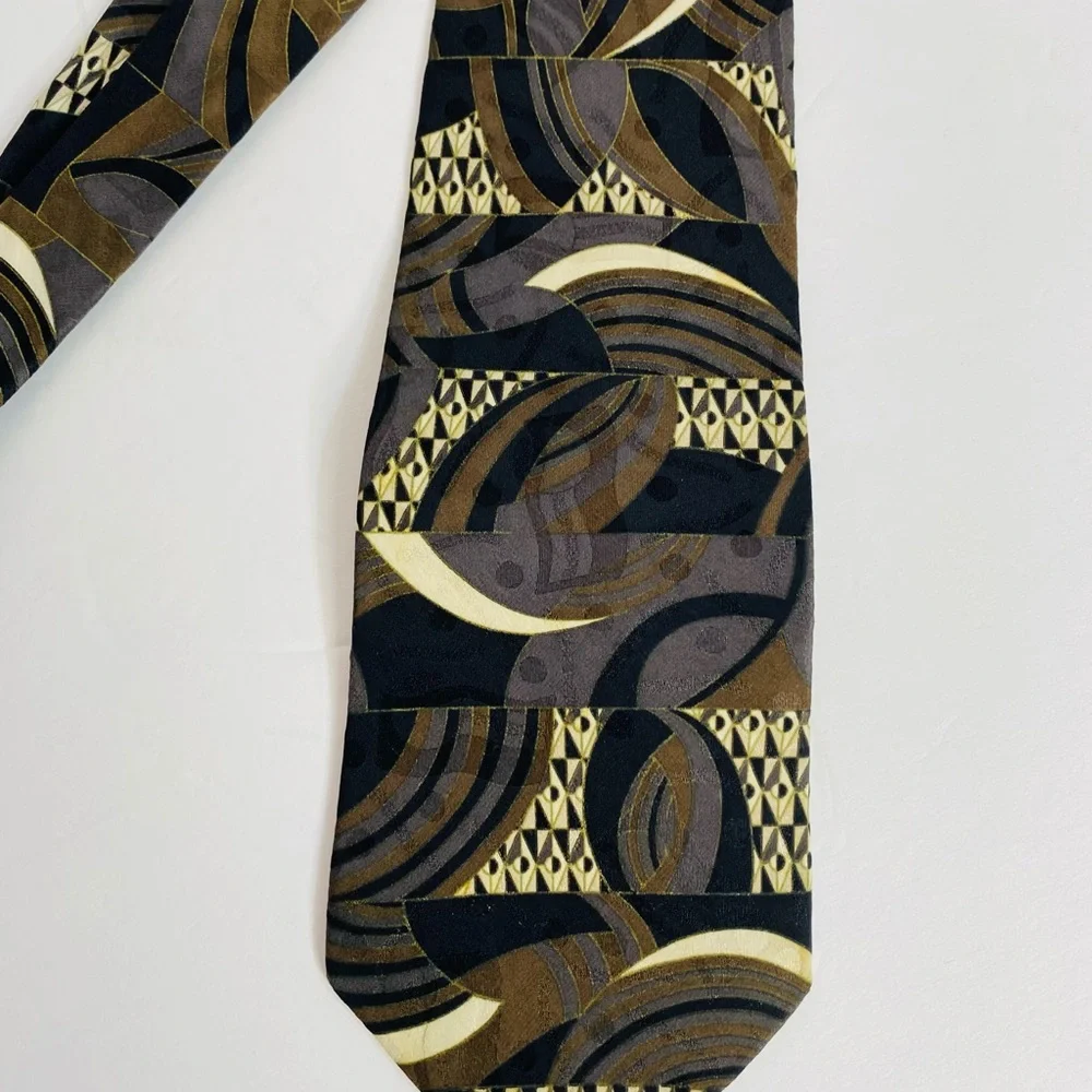 Italian Silk Browns 57” Tie